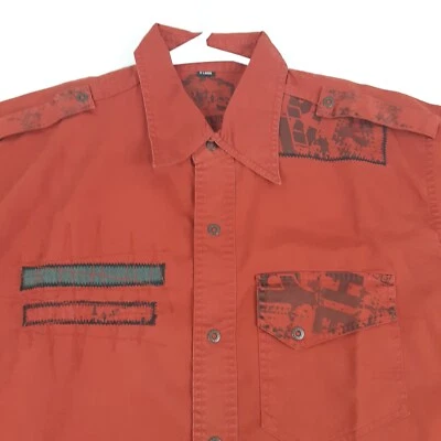 Camisa Ranger Couture XL Ice Shore Sessions 05-06 Militar Botón Delantero Corta Foto 1 de 4