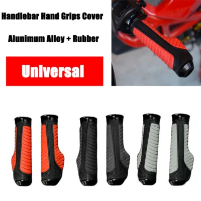 Cubierta universal de manillar antideslizante de goma de aleación de aluminio de 7/8" 22 mm Foto 1 de 4