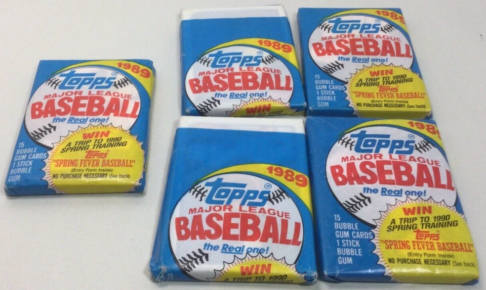 12 - 1989 Topps Baseball Wax Packs