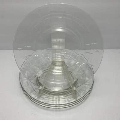 Rock Sharpe Wayne Luncheon Plates | Clear | 8" | Set of 4 - Image 1 of 4