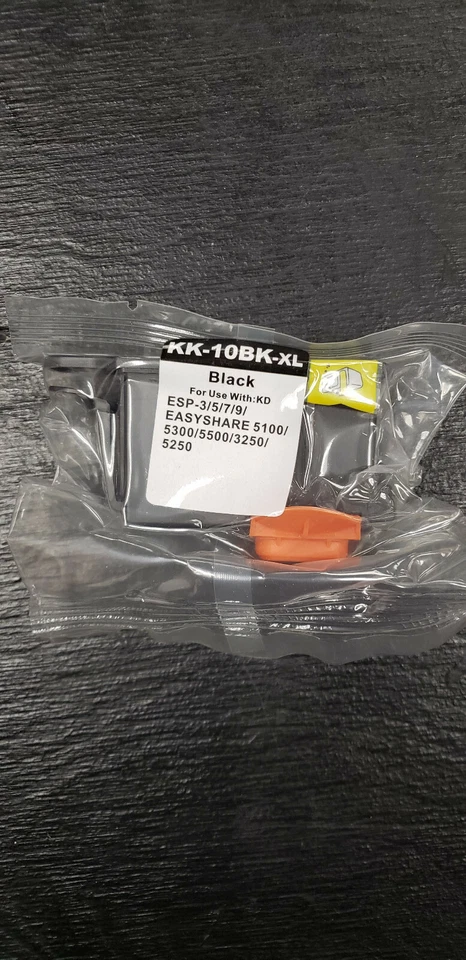 High Capacity Black XL Ink Cartridges  KD-10BK-XL Sealed Pack Ready to Ship! - Image 1 of 1