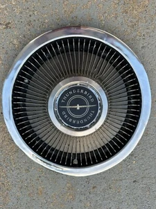 70-72 Ford Thunderbird 15” Turbine Style Hubcap Full Hubcap Wheel Cover Damaged - Picture 1 of 14