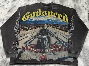 Godspeed Ny Long Lonely Road Thermal LS Grey Wash #142 of 555 Size Large - Picture 1 of 7