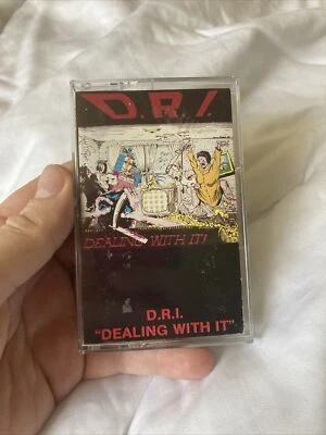 DRI Cassette Tape Dealing With It! Dirty Rotten Imbeciles 1988 Metal Blade READ - Image 1 of 4