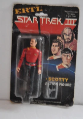 ERTL Star Trek III 1984 "SCOTTY" Action Figure New Sealed - Image 1 of 3