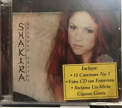 Grandes Exitos [Bonus VCD] by Shakira (CD, 2002, Sony) MADE IN Colombia - Image 1 of 2