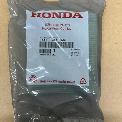 Genuine HONDA Part # 17211-ZL8-023  AIR FILTER ELEMENT HRX Mowers OEM - Image 1 of 2