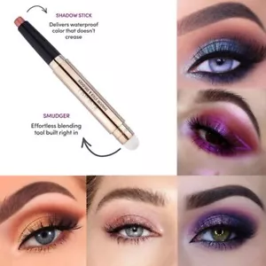 Cream Eye Shadow Pen Double-head Eyeshadow Stick Shimmer Eyeshadow Pencil - Picture 1 of 21