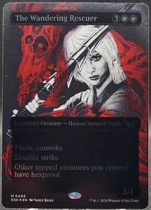 The Wandering Rescuer #406 Duskmourn: House of Horror Showcase lámina texturizada - Imagen 1 de 3
