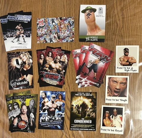 WWE Postcards World Wrestling Entertainment 2007 Wrestlemania 23 Lot Of 14 Cover