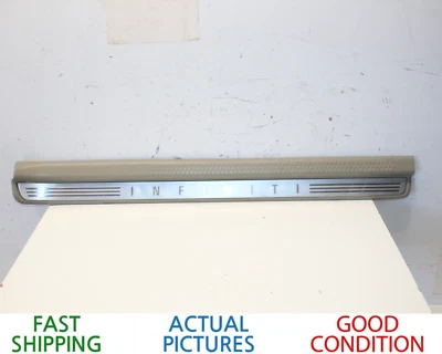 Infiniti QX4 2001-2004 puerta delantera derecha del lado del pasajero placa de desgaste moldura OEM Foto 1 de 4