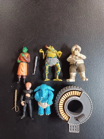 Star Wars - POTF Max Rebo Band Pair  Set- Kenner 1998 Near Complete Set Cover