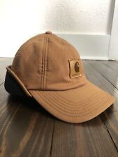 CARHARTT Winter Hat Cap M / L Brown Insulated Ear Flap Warm Hunting Trapper