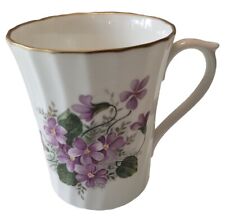 Regency bone china floral violet tea cup
