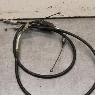 09-16 SUZUKI GSXR1000 THROTTLE CABLES LINES SET 58300-47H00 58300-47H10 BB642 - Image 1 of 4