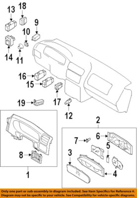 Medidor de velocímetro usado se adapta a: Isuzu AXIOM 2004 4x2 grado A Foto 1 de 2
