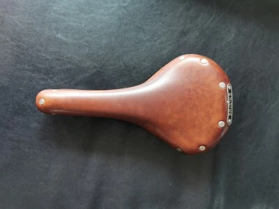 Sillín de bicicleta Brooks Saddles B15 Swallow de cuero marrón rieles cromados para hombre Foto 1 de 2