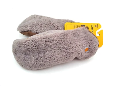 NWT Carhartt Women's Insulated Sherpa Mittens Desert Sand Size M GF-0683-W - Image 1 of 3