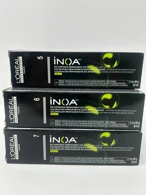 Color de cabello libre de amoníaco Loreal inoa 2,1 oz - Elige TU color Foto 1 de 2