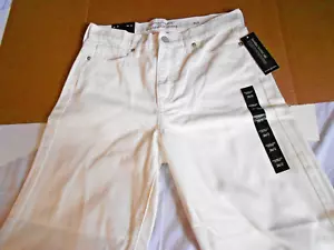 Women's Banana Republic Organic Cotton White Denim 28-6 Jeans Wide Leg NWT (BX3) - Picture 1 of 4