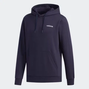 New Comfy Adidas Extra Large Blue Colorblock Hoodie with Adjustable Hood FM0213 - Picture 1 of 3