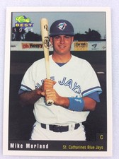 1991 St. Catharines Blue Jays-Classic BEST Baseball Card-Mike Morland