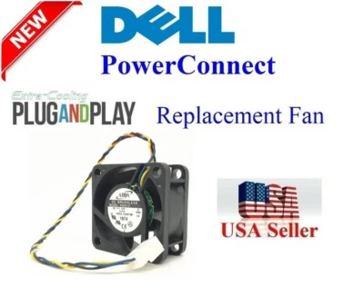 1x New Fan for Dell PowerConnect 2748 3424 3448 5424 5448 5524/48 6224 6248  - Image 1 of 4