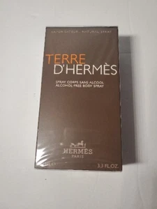Terre D'Hermes Alcohol-free Body Spray 3.3/3.4oz Perfume Man - Picture 1 of 6