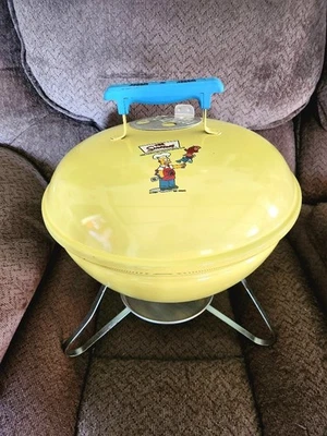 ¡NUEVO!~Simpson's 10th Anniversary~"Homer's Smokey Joe"~Webber Mini Parrilla de Carbón Foto 1 de 4