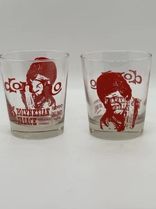 Vintage Don Ho Polynesian Palace Waikiki Hawaii Pair Of Bar Glasses Tiki Libbey - Picture 1 of 8