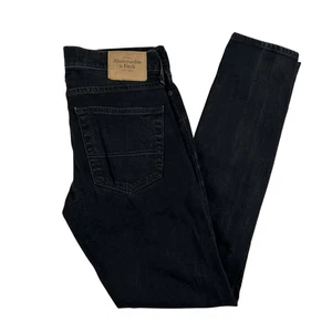 Abercrombie & Fitch Jeans Herren 31x32 Schwarz Denim Five Pocket Stretch Hose - Bild 1 von 16