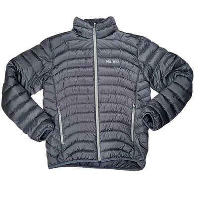 Chaqueta Abrigo Marmot 600 Relleno Talla Mediana Gris Puffer Foto 1 de 4