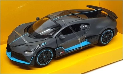 Rastar 1/32 Scale Diecast 64210 - Bugatti Divo - Matt Grey/Blue - Image 1 of 4