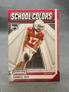 2024-25 Panini Contenders Carnell Tate NIL SCHOOL COLORS #4 Ohio State - Imagen 1 de 2