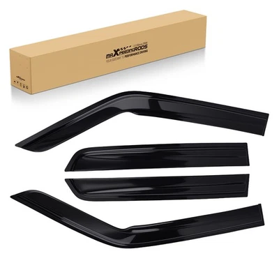 Wind Deflectors for Nissan Juke 2010-2019 Outside Mount Black Tinted Set - Image 1 of 4