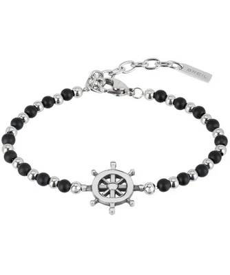 Pulsera Black Onyx Timón Breil Hombre - Imagen 1 de 2