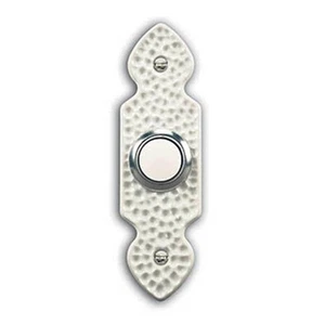 Heathco 228100 Wired Push Button Doorbell - White Finish - Picture 1 of 1