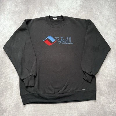 Vintage 90s Crazy Shirts Hawaii Vail Colorado Sweatshirt Size XL Ski Resort Snow - Image 1 of 4