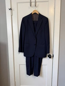 Suitsupply Super 120s 38R Navy Sienna Jacket w/ MATCHING Brescia 30R Trousers - Picture 1 of 9