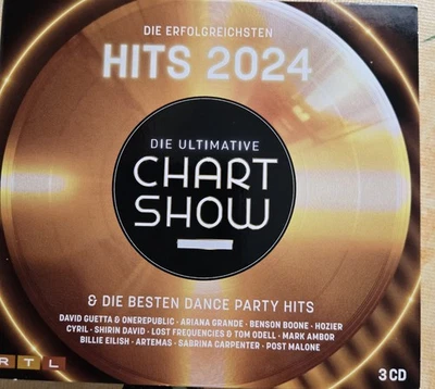 Die Ultimative Chartshow - Hits 2024 - Drei gebrauchte neuwertige CD - Bild 1 von 4
