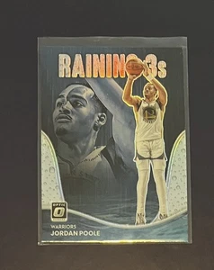 2022-23 Panini Donruss Optic - JORDAN POOLE - Raining 3's Silver Holo Prizm #16 - Bild 1 von 2