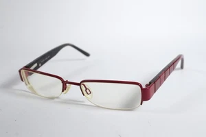 Elle Eyeglasses EL 18781 Womens Purple PU Semi-Rimless Metal Glasses Frames - Picture 1 of 4