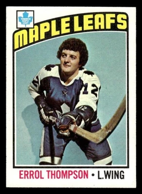 1976 TOPPS ERROL THOMPSON 259 NRMT HOCKEY TORONTO MAPLE LEAFS - Image 1 of 2
