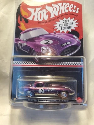Jaguar ligero tipo E púrpura Hot Wheels RLC correo en promoción 2023 W8 Foto 1 de 4