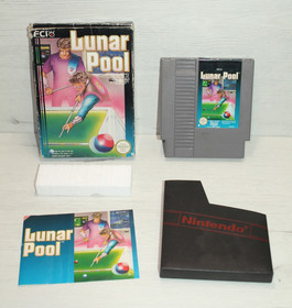NINTENDO NES ORIGINAL "LUNAR POOL" SPACO, S.A PAL B ESPA&Ntilde;A