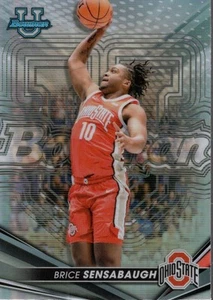 2022-23 Bowman's Best University Refractors #63 Brice Sensabaugh - BSK - Picture 1 of 2