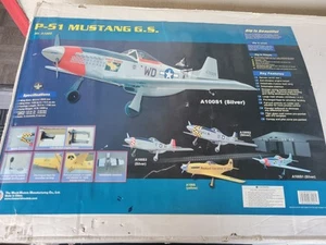 The World Models P-51 Mustang G.S. Large Scale 80” Wing Span RC Airplane New - Picture 1 of 5