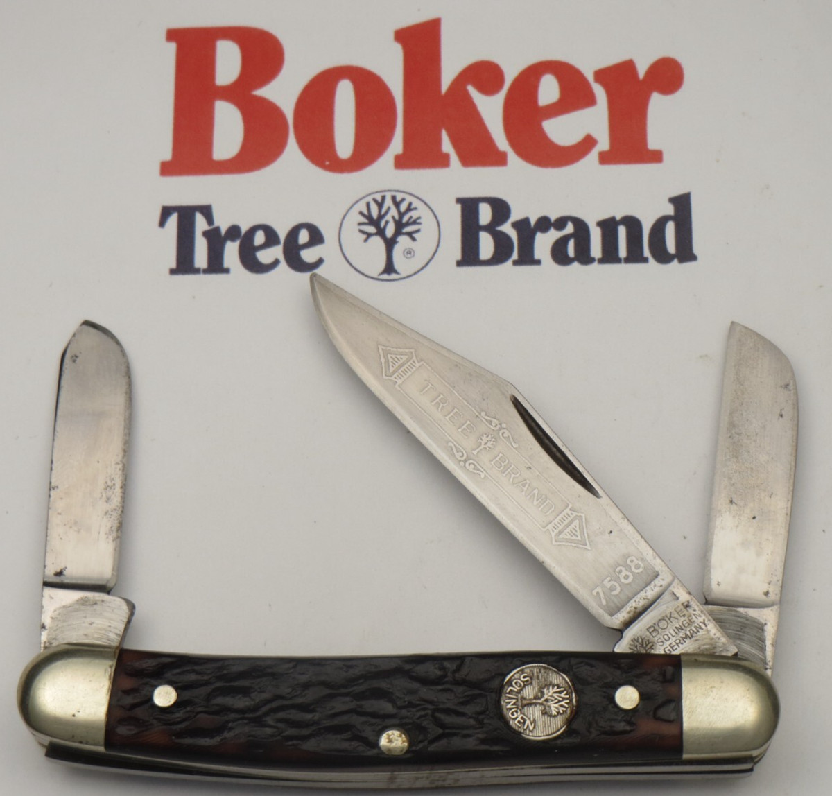 Boker Solingen Knife In Collectible Vintage Factory Boker Solingen Knife In Collectible Vintage Factory