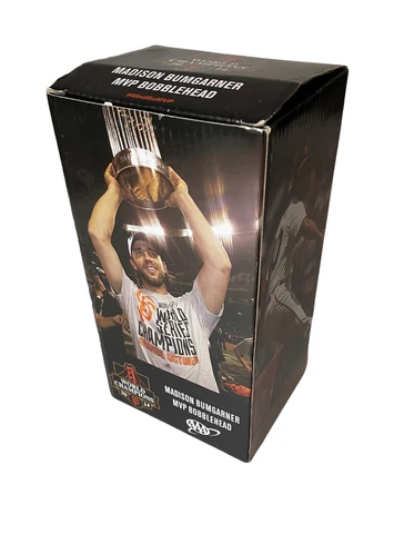 New Madison Bumgarner Bobblehead MVP SF Giants 2014 World Champions MLB Baseball Cover