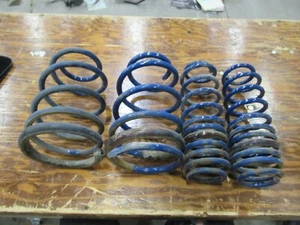 05-14 FORD MUSTANG GT S197 BLUE LOWERING COIL SPRINGS FRONT REAR RIGHT LEFT - Picture 1 of 12